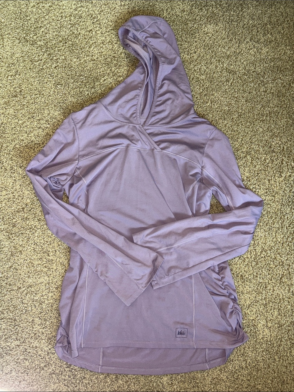 REI Lavender Hooded Long-Sleeve Pullover